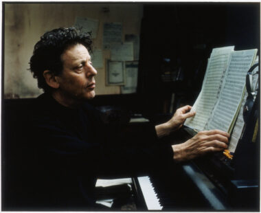 Picture: Philip Glass by Stewart Cohen